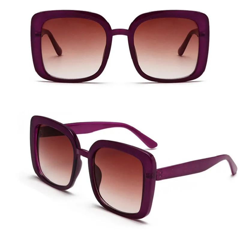 Retro Large Frame Sunglasses