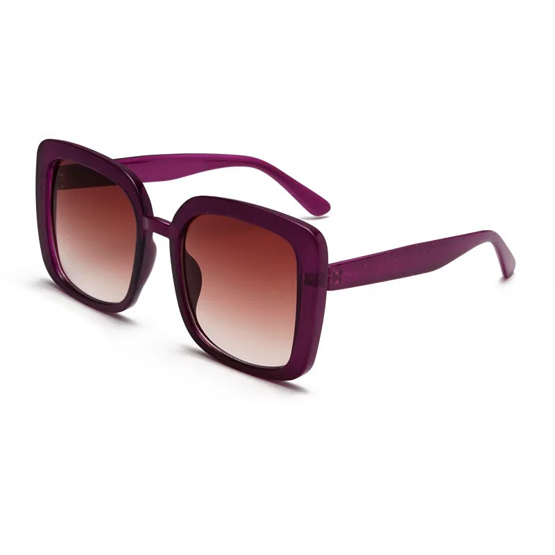 Retro Large Frame Sunglasses