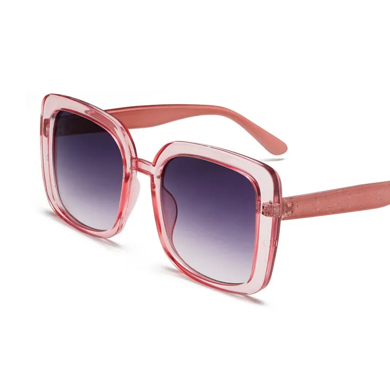 Retro Large Frame Sunglasses