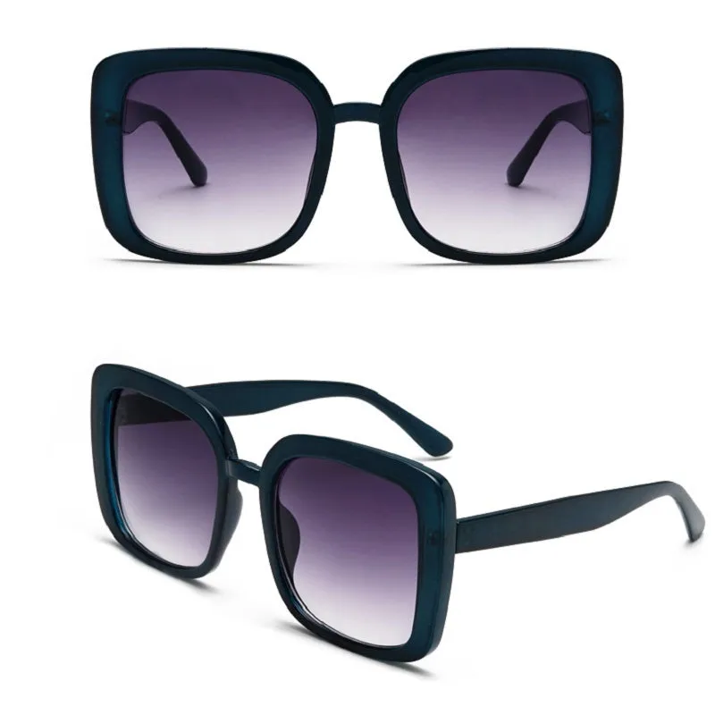 Retro Large Frame Sunglasses