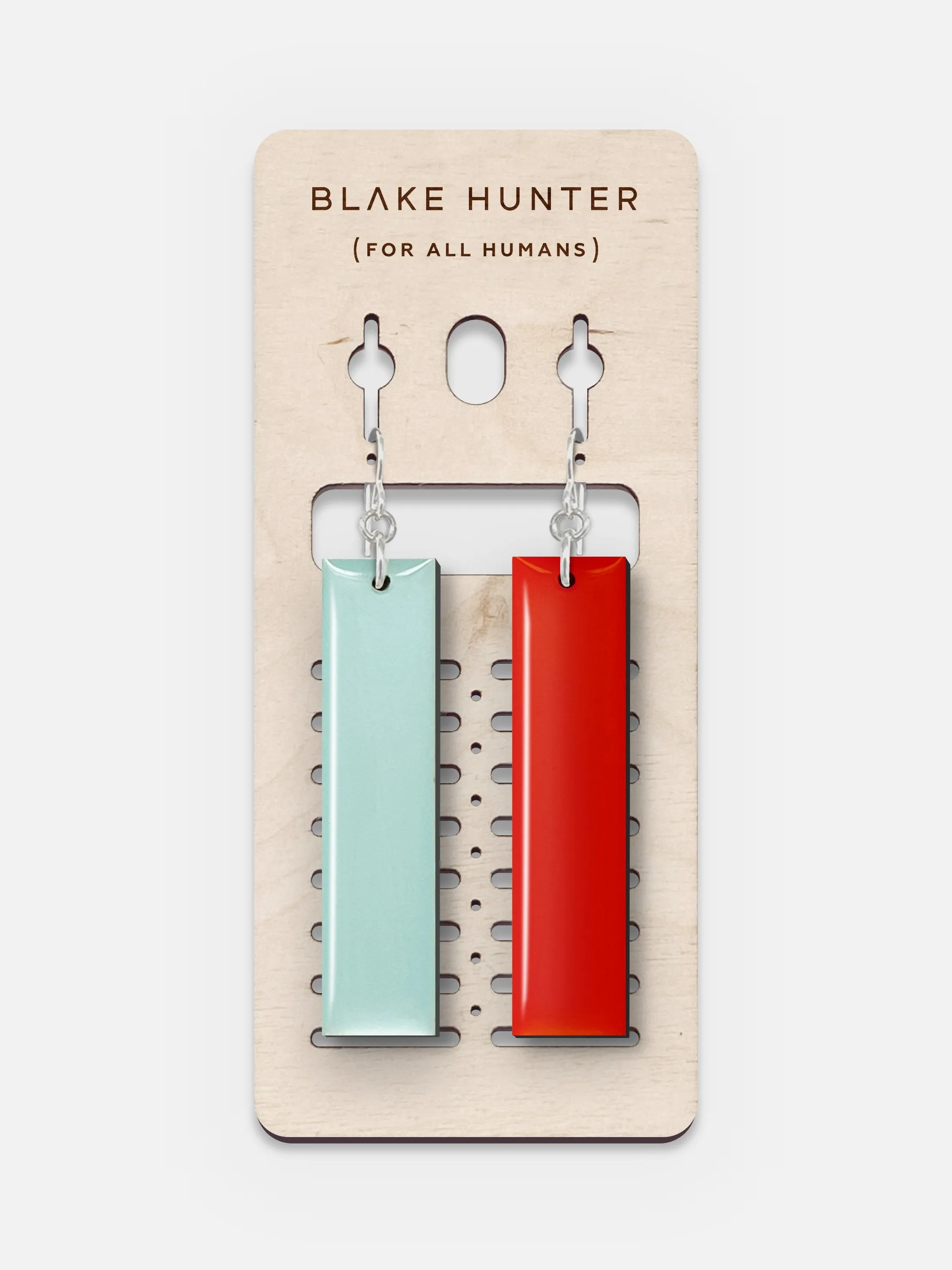 Retro Mint Edition Plank Earrings | Blake Hunter (For All Humans)