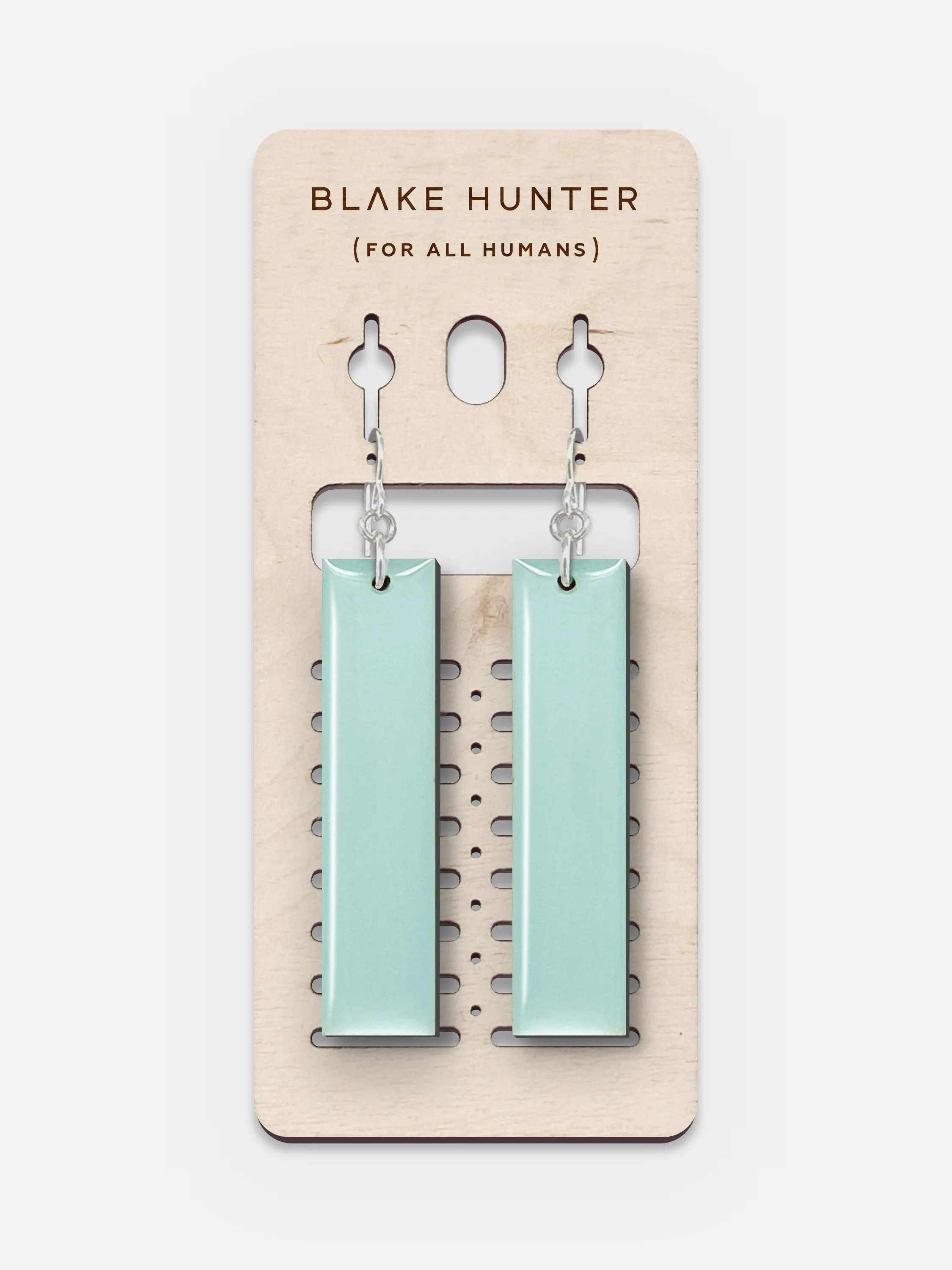 Retro Mint Edition Plank Earrings | Blake Hunter (For All Humans)