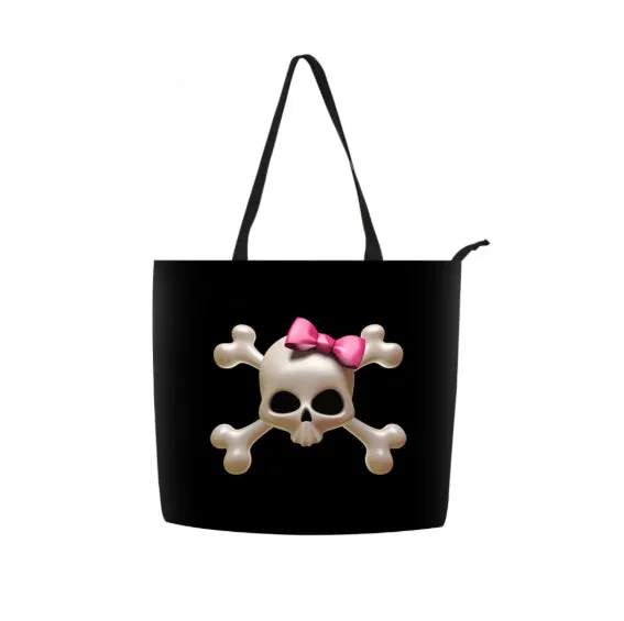 Retro Skull Tote Bag