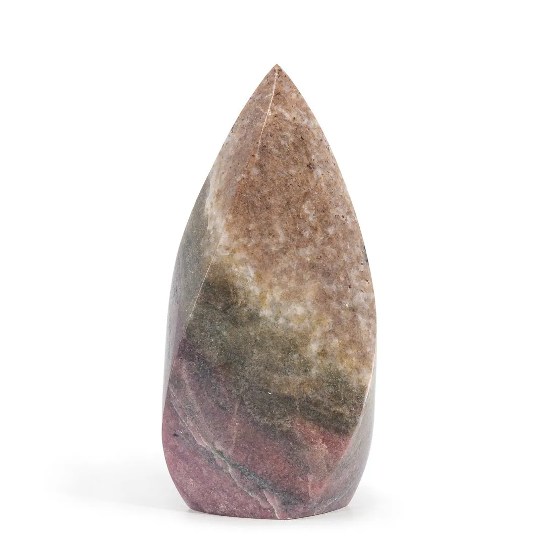 Rhodonite 6.25 Inch 2.17lb Polished Free Form Crystal - Brazil