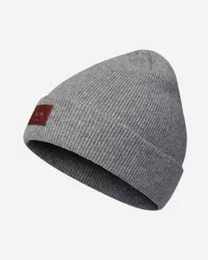 Rib Beanie - Light Grey