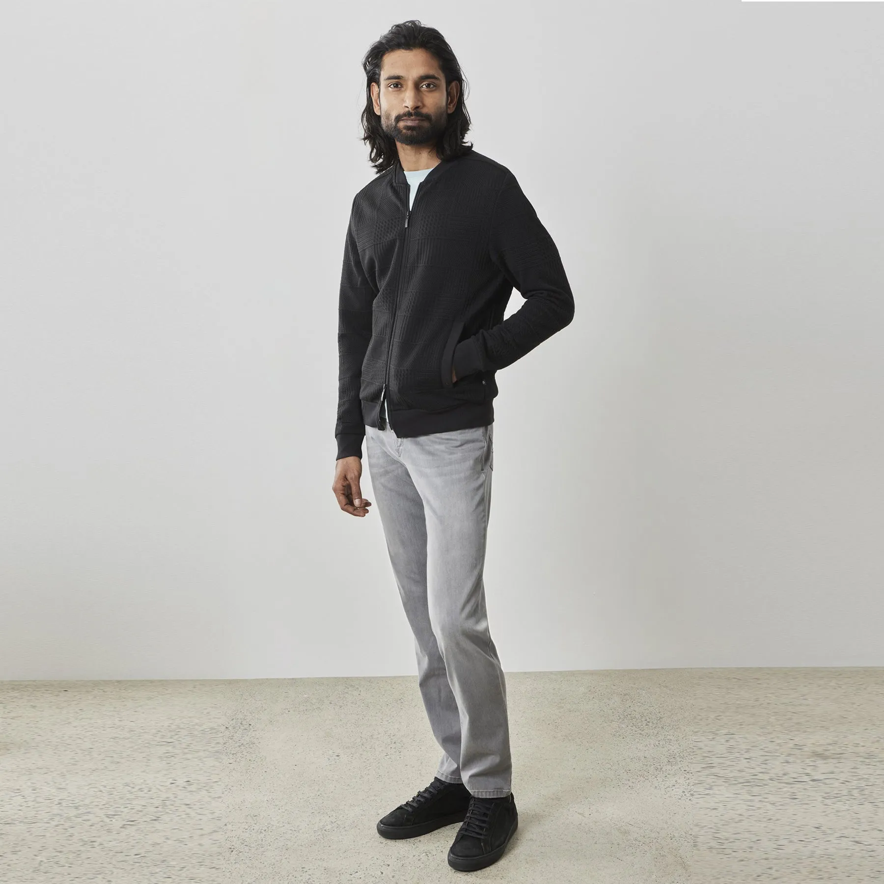 Robert Barakett Elmdon Baseball Zip Jacket