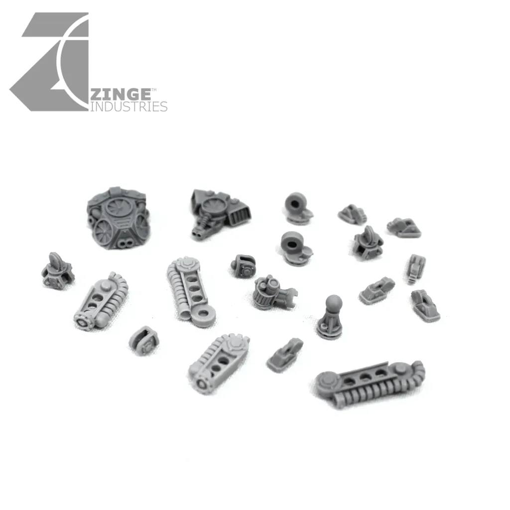 Robotic Servo Arm - Backpacks, Arms, Feet and Optic Sprue