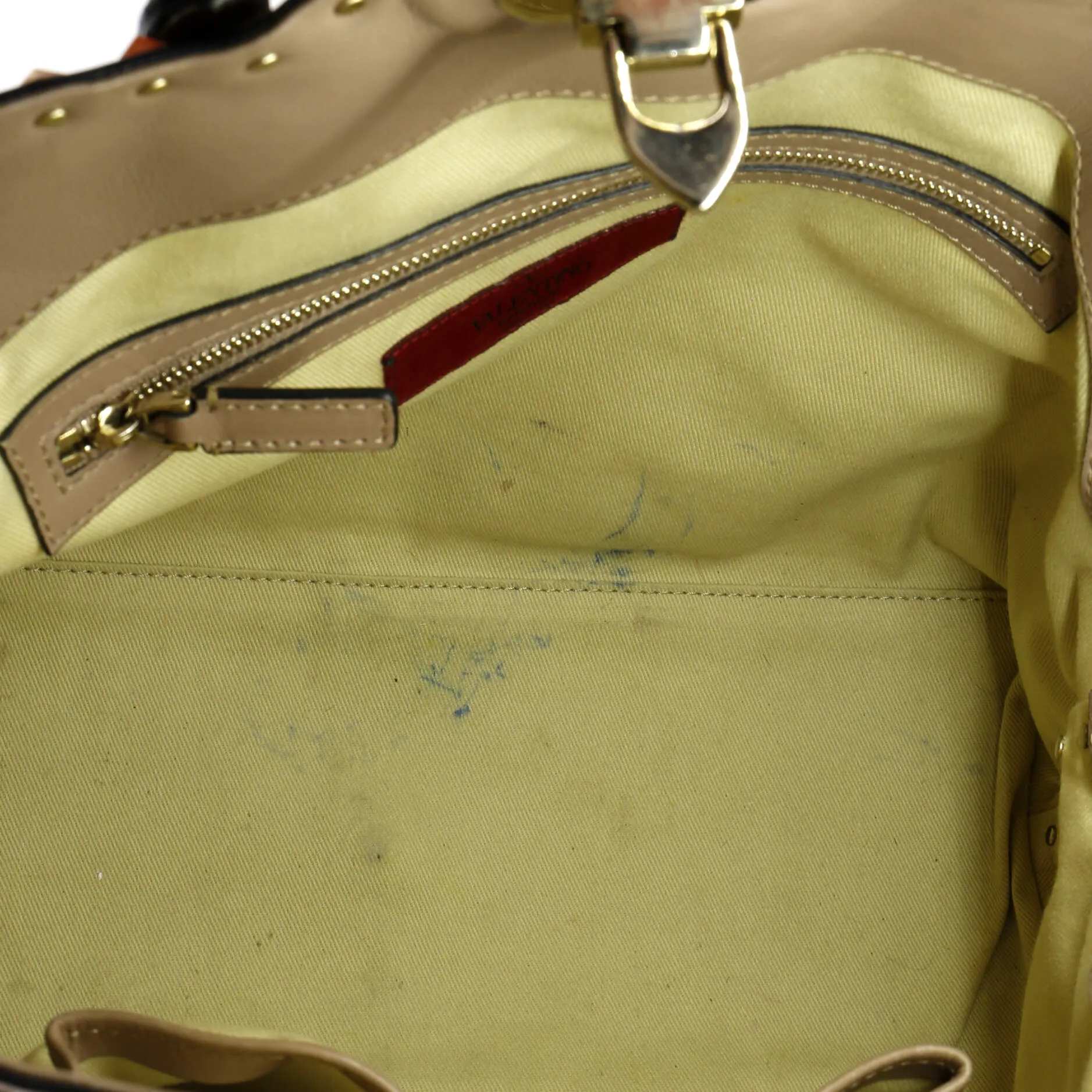 Rockstud Convertible Dome Satchel Leather