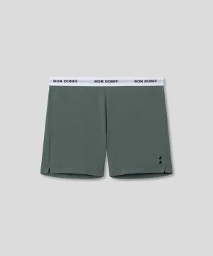 RON DORFF Pyjama Shorts: Green Shadow