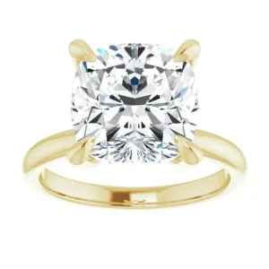 Rose Cushion Engagement Ring Setting