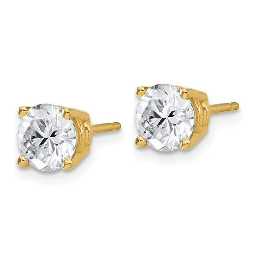 Round Lab Grown Diamond Studs 1.67 CTW