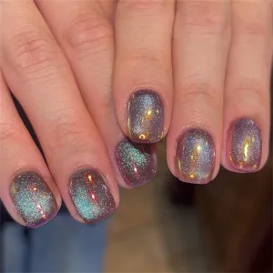 Round Polar starry sky