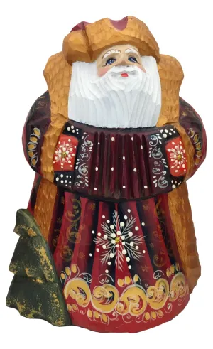 Russian Santa Red Lacquered
