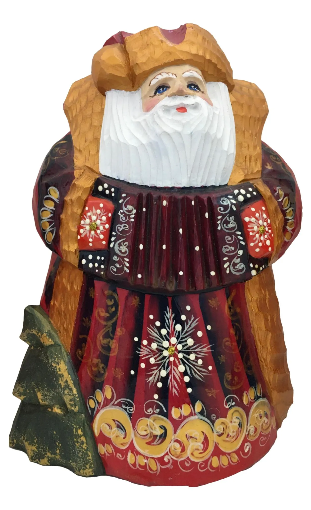 Russian Santa Red Lacquered