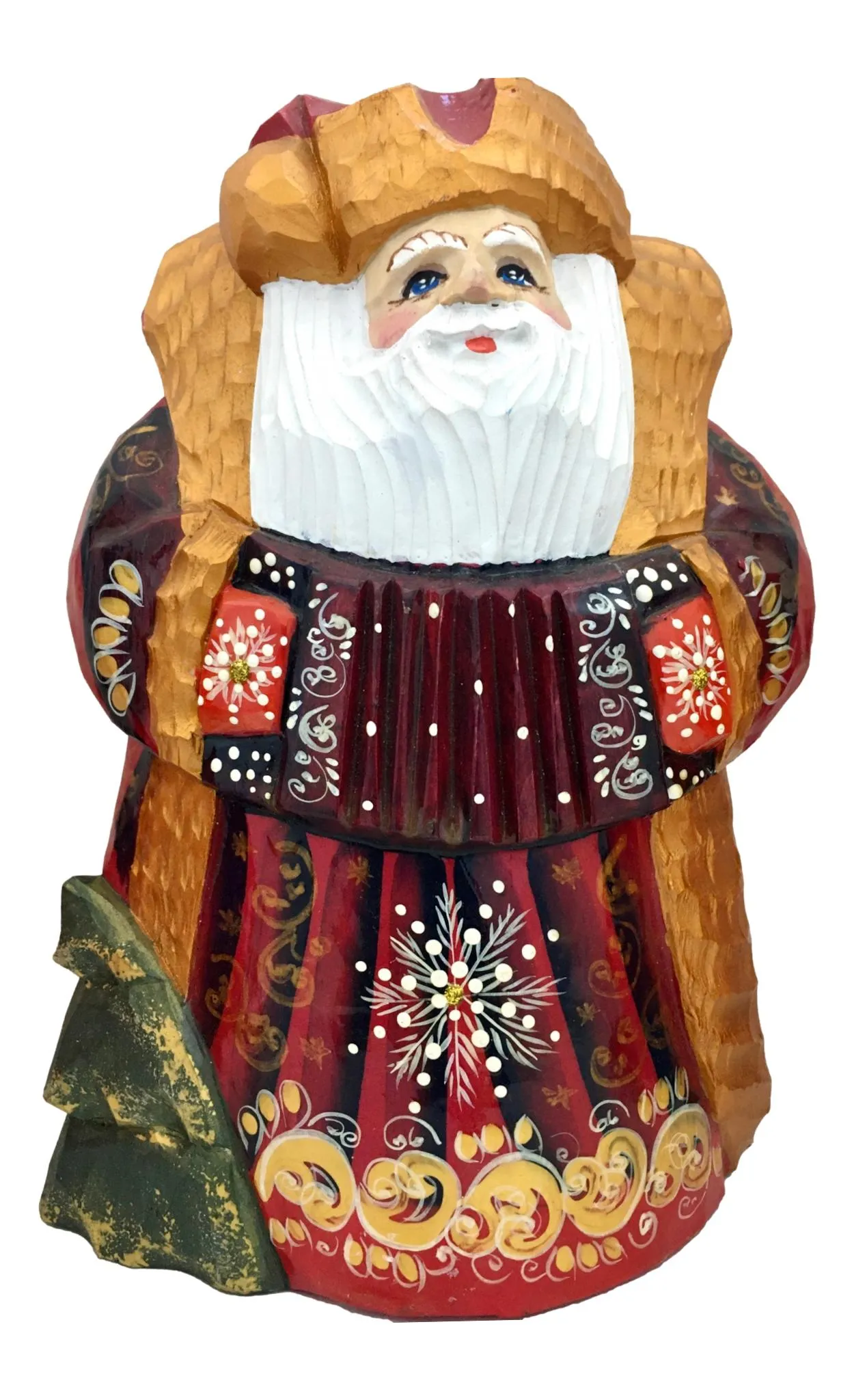 Russian Santa Red Lacquered
