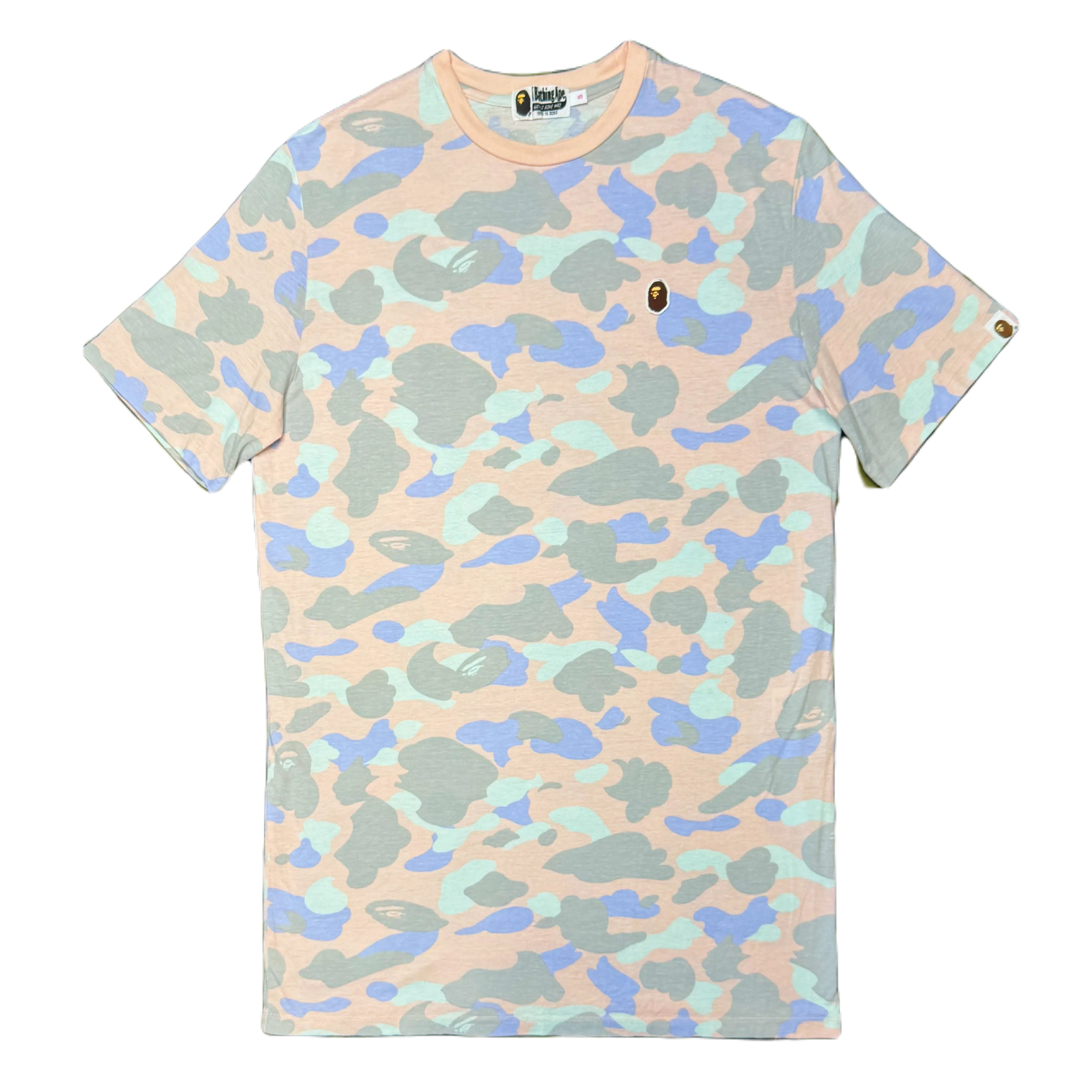 [S] Bape Pastel Camo Long-Length Tee