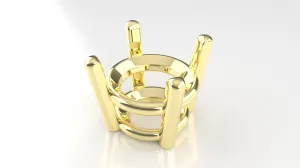 [S1001] 4-P Round Double Wire Basket Setting