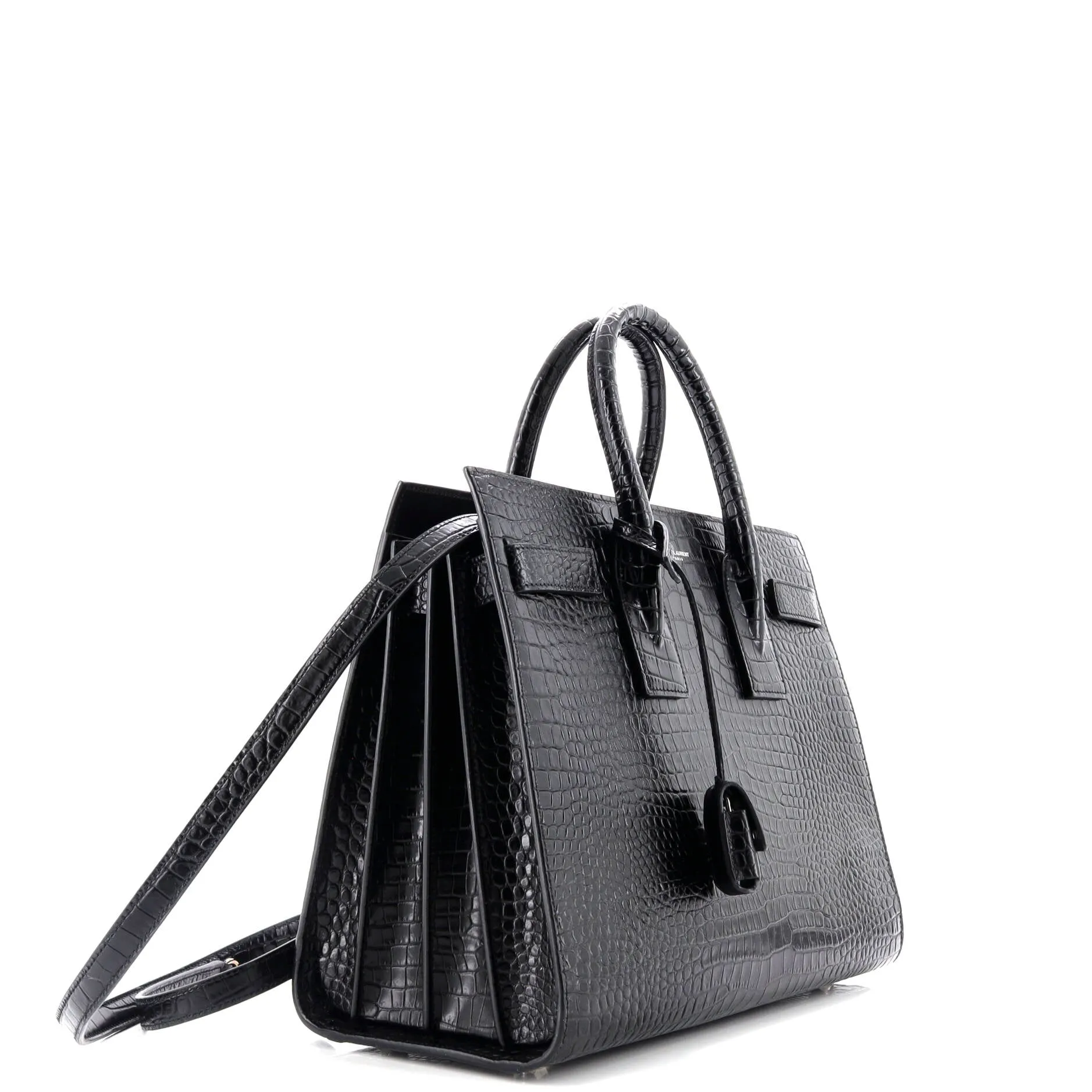 Sac de Jour NM Bag Crocodile Embossed Leather Small