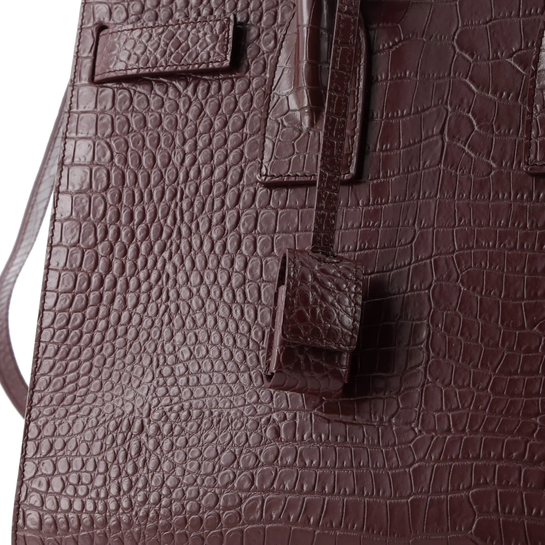 Sac de Jour NM Bag Crocodile Embossed Leather Small
