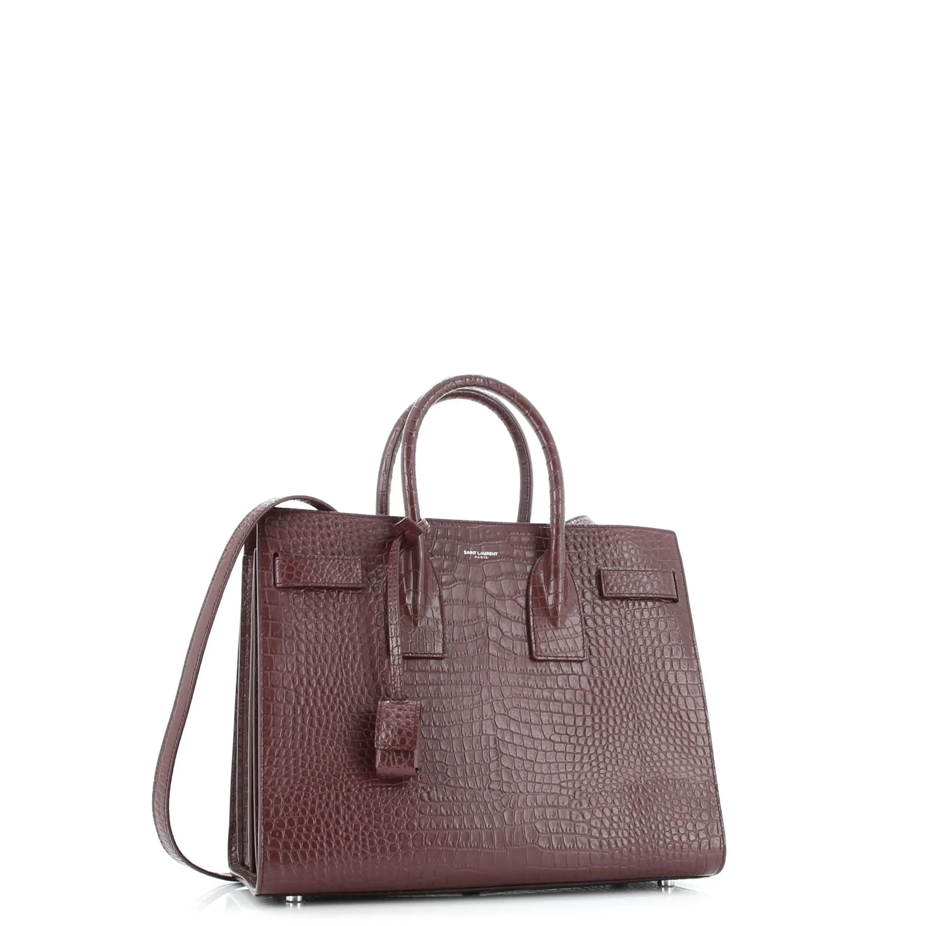 Sac de Jour NM Bag Crocodile Embossed Leather Small