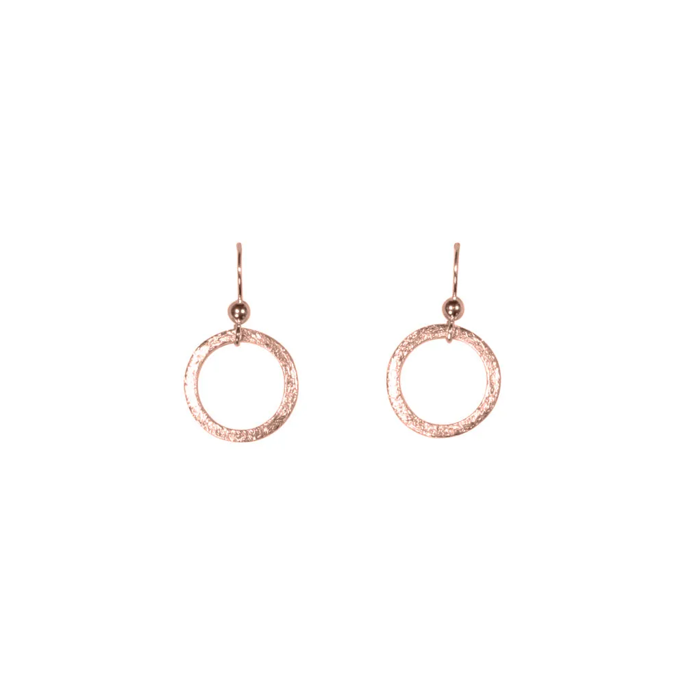 SALE - Brushed Hoop Earring