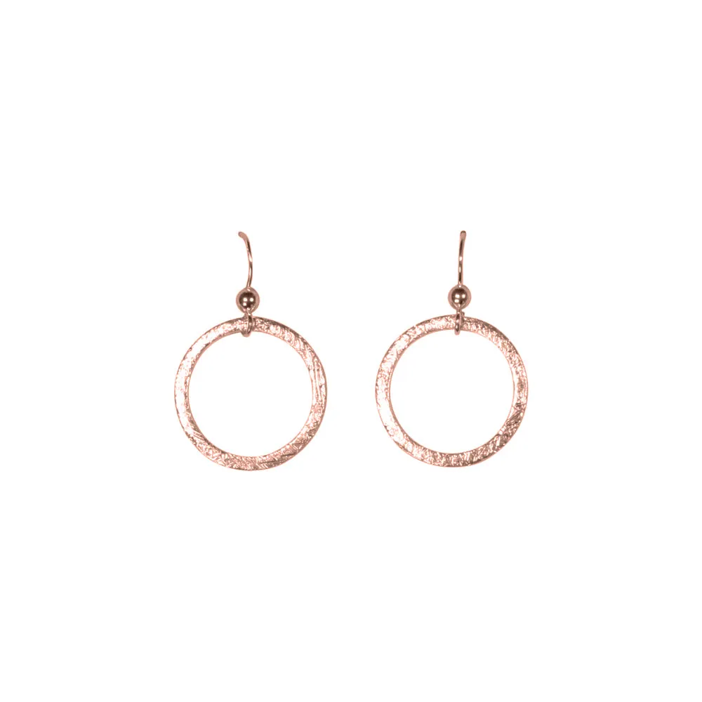 SALE - Brushed Hoop Earring