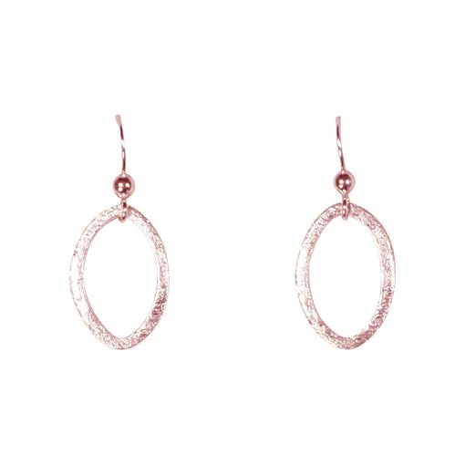 SALE - Brushed Marquise Earrings