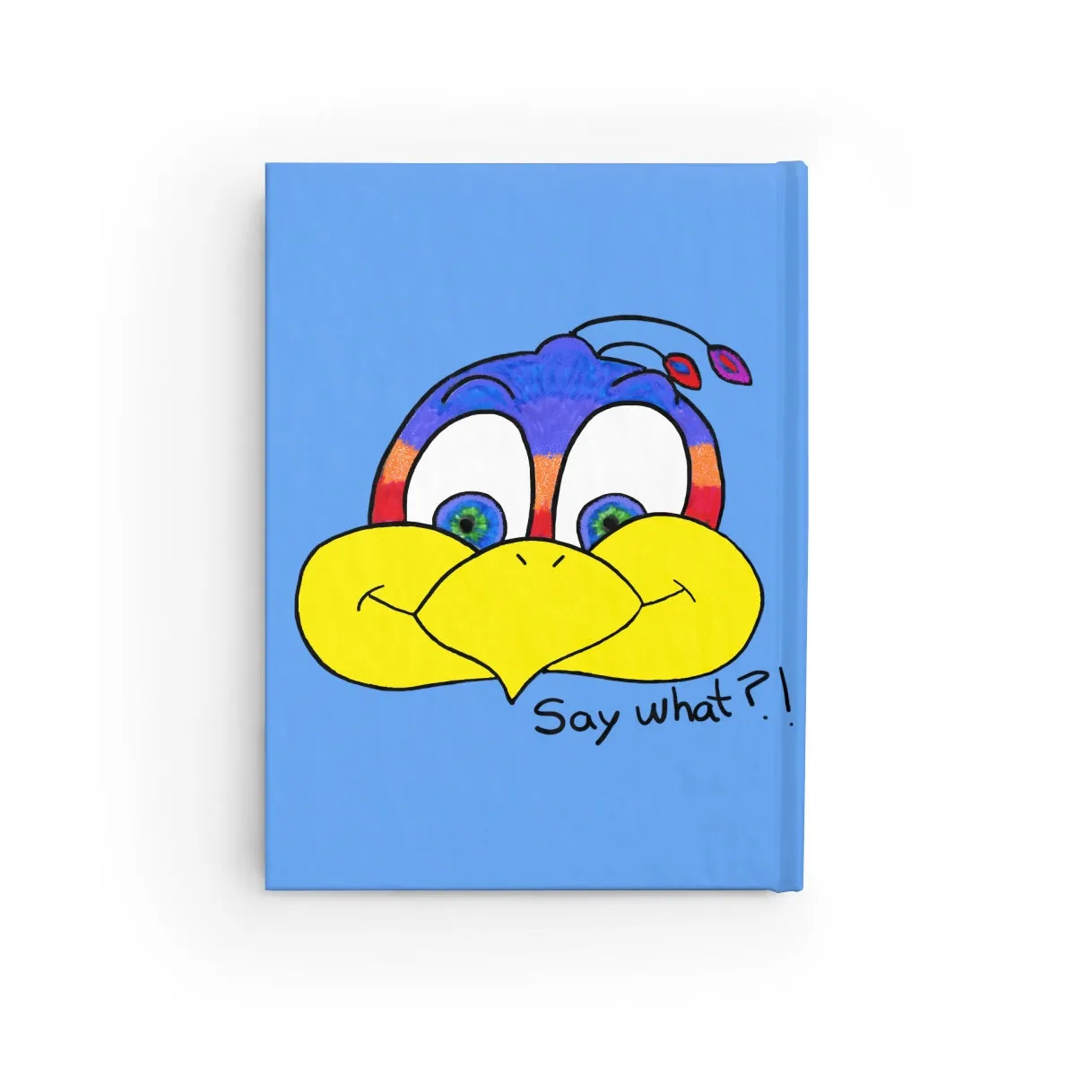 Say what?! light blue Journal - Blank