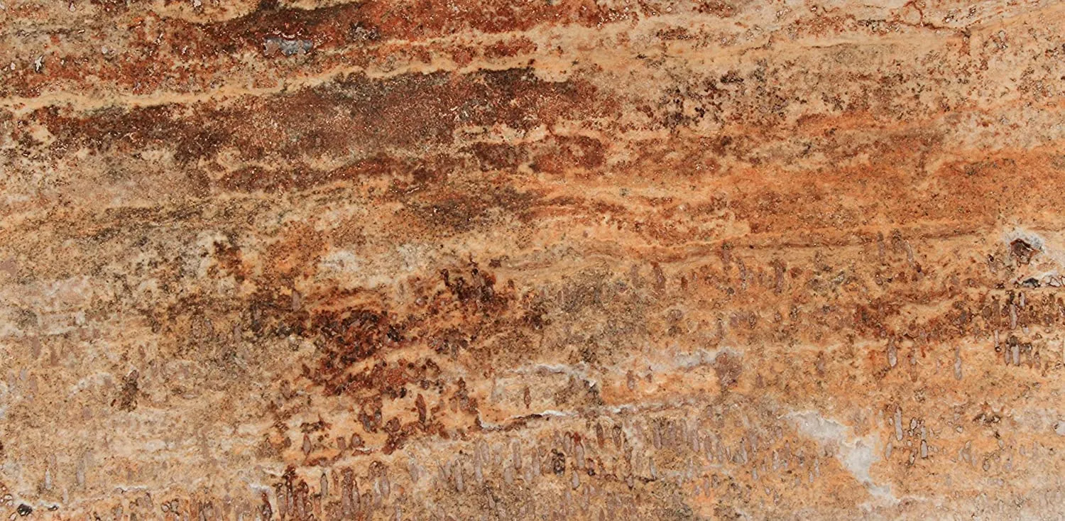 Scabos Travertine Vein Cut 12X24 Filled and Polished Tiles - Premium Quality (LOT of 100 PCS. (200 SQ. FT.))