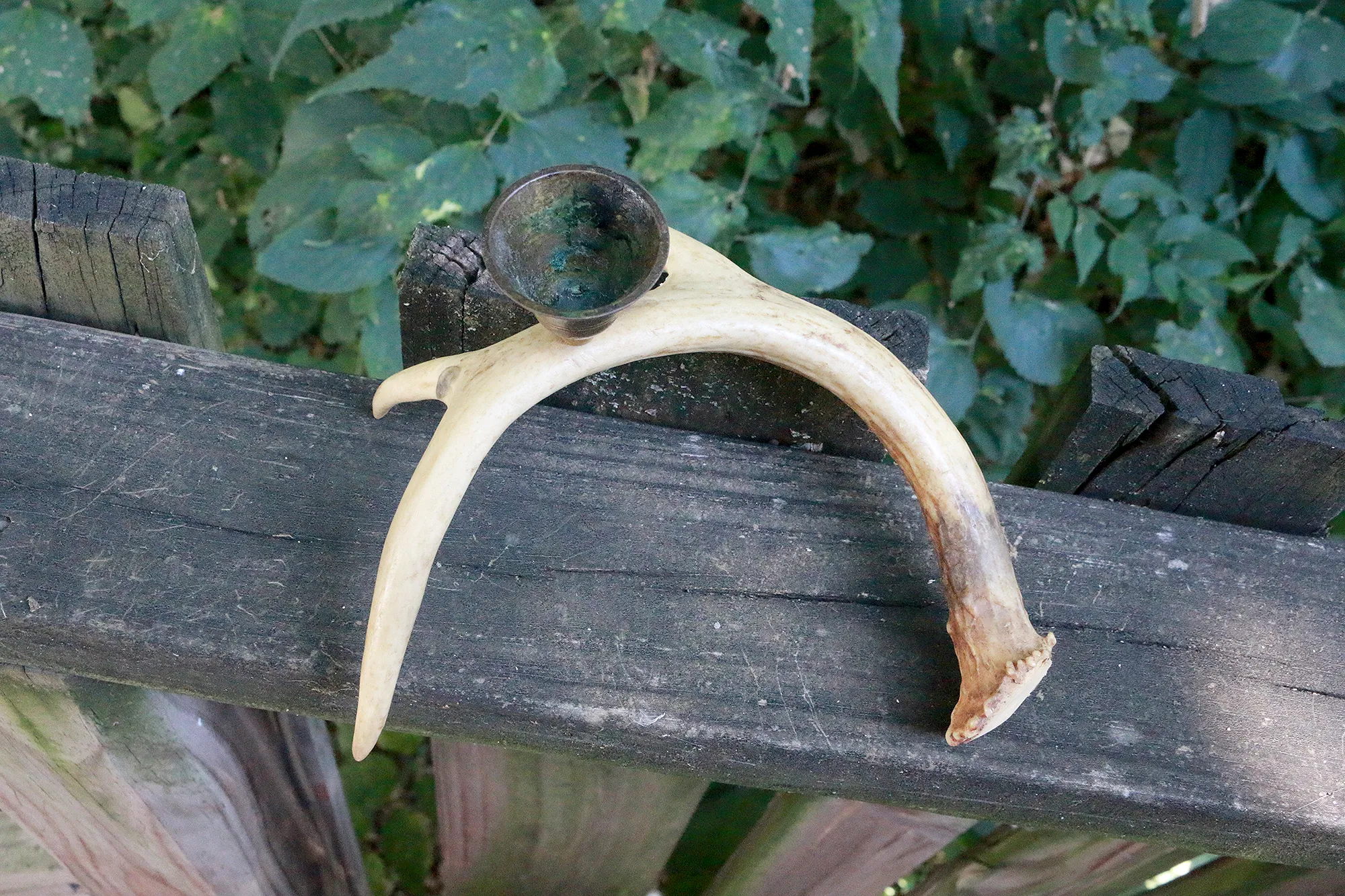 Secondhand Antler Handle Candle Snuffer