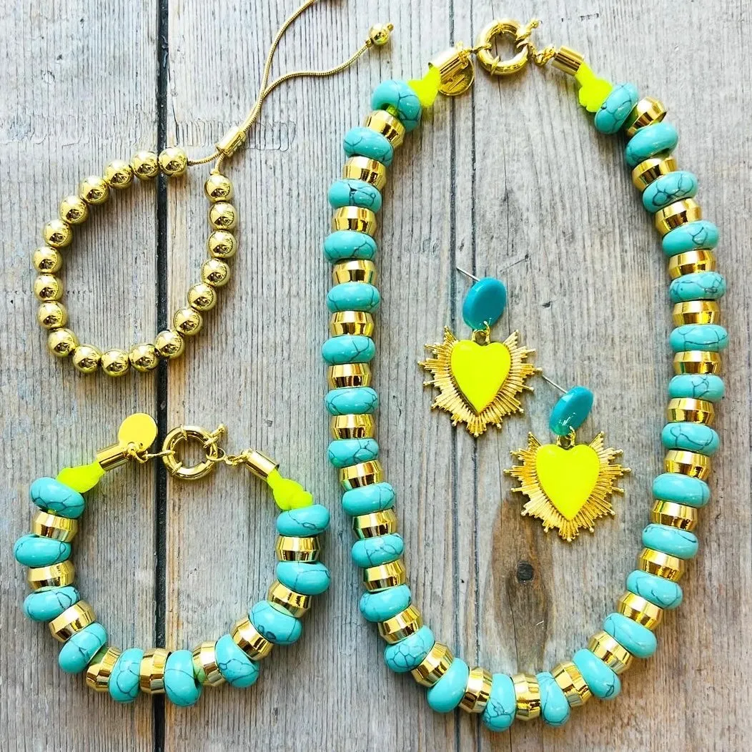 Semi-Precious Bracelet Turquoise