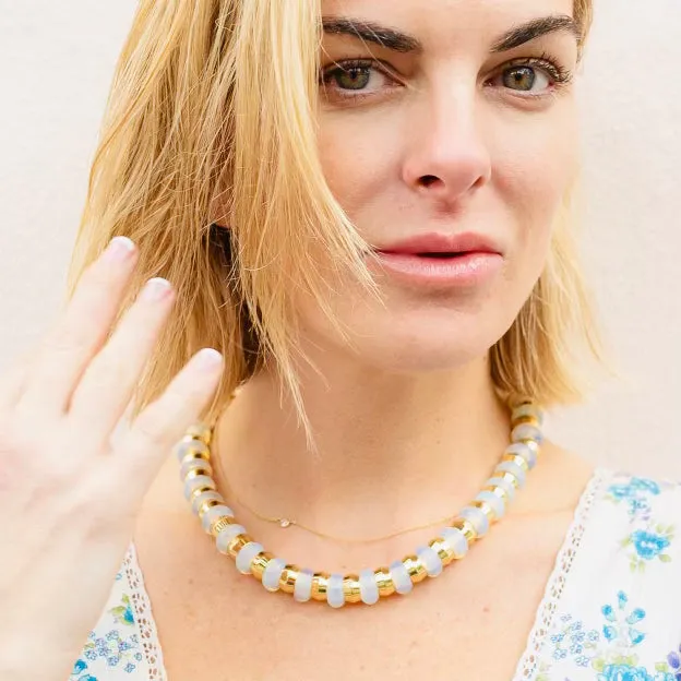 Semi-Precious Necklace Opalite