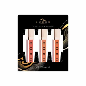 Set Labiales Matte NUDES VOL. 2 LUXOR COSMETICS