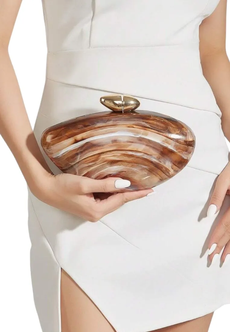 Shell Evening Clutch Bag