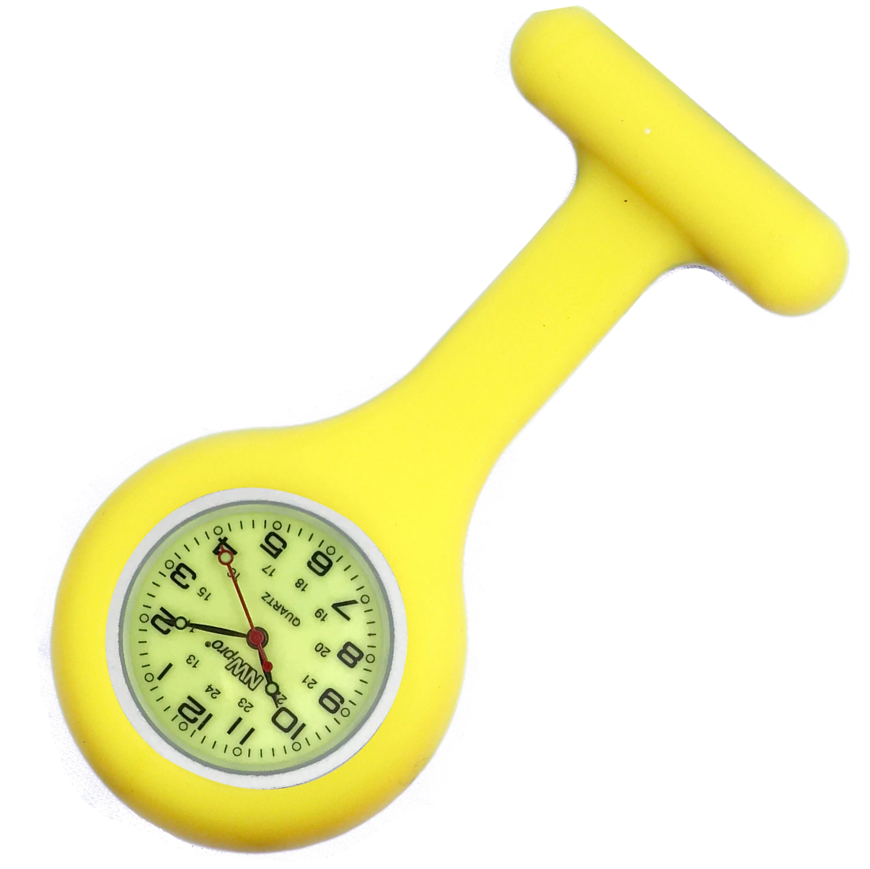 Silicone Pin-on Nurse Watch - Luminescent Dial