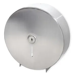 Single 10" Jumbo Tissue Dispenser  - Brushed Stainless - RD0346-09