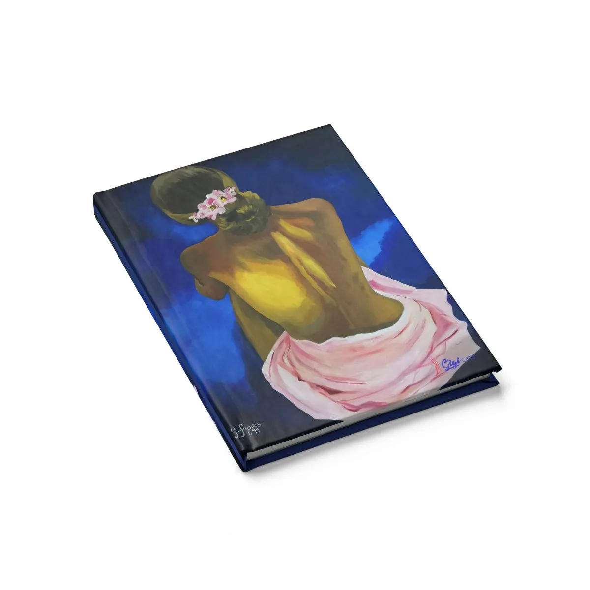Sitting woman by Gina Journal - Blank