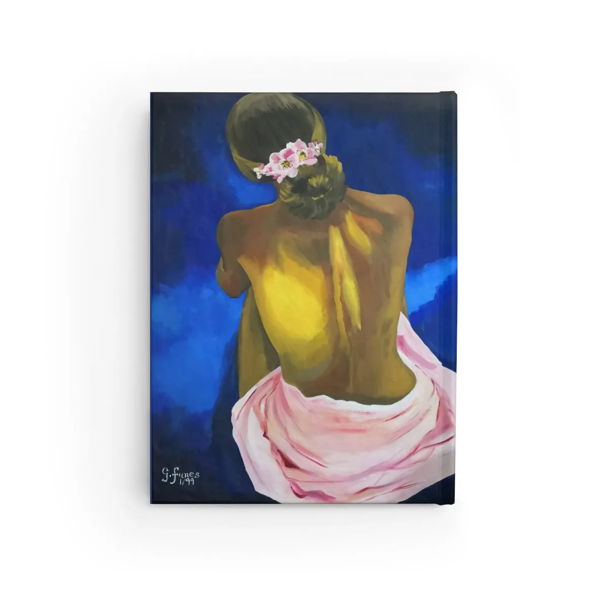 Sitting woman by Gina Journal - Blank