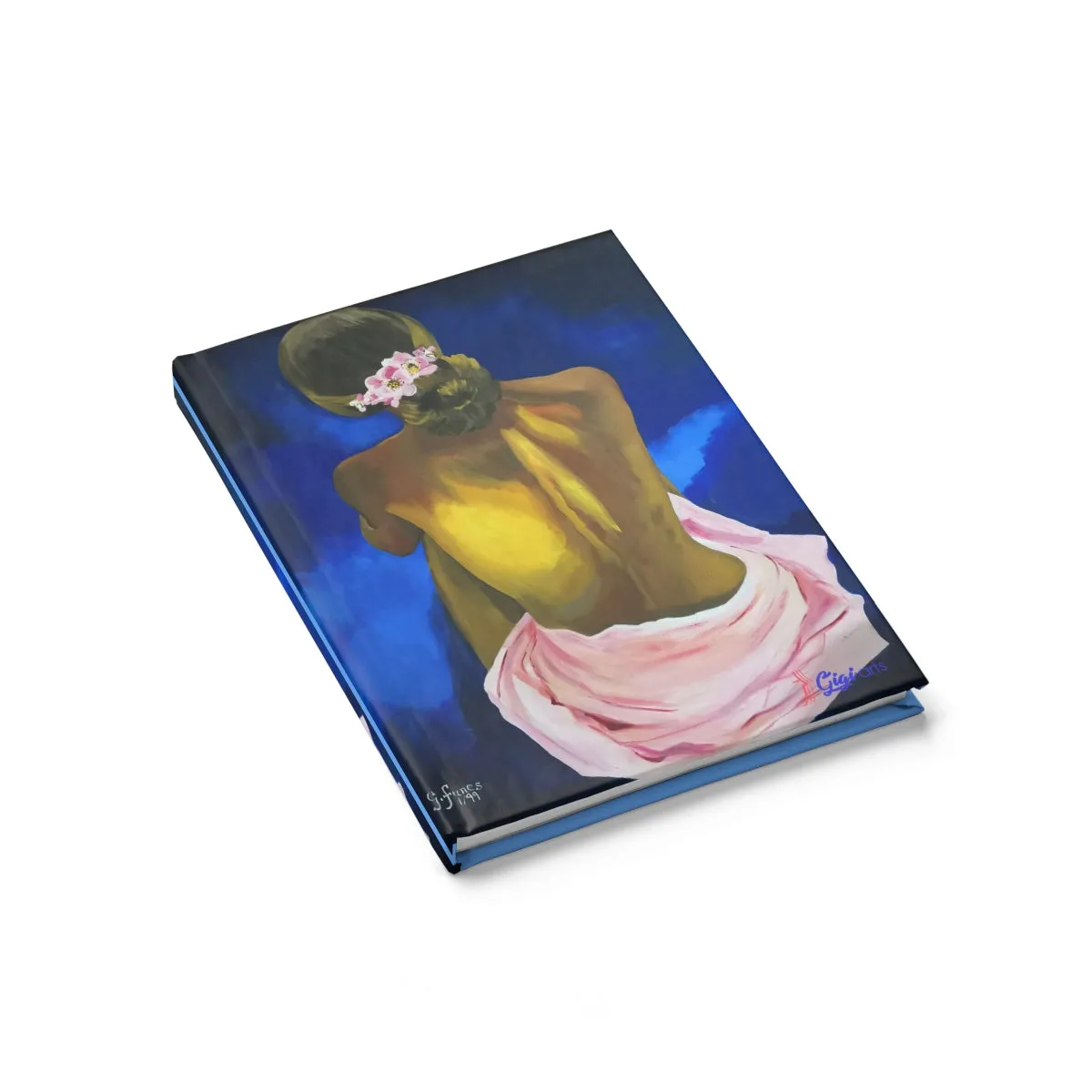 Sitting woman by Gina Journal - Ruled Line
