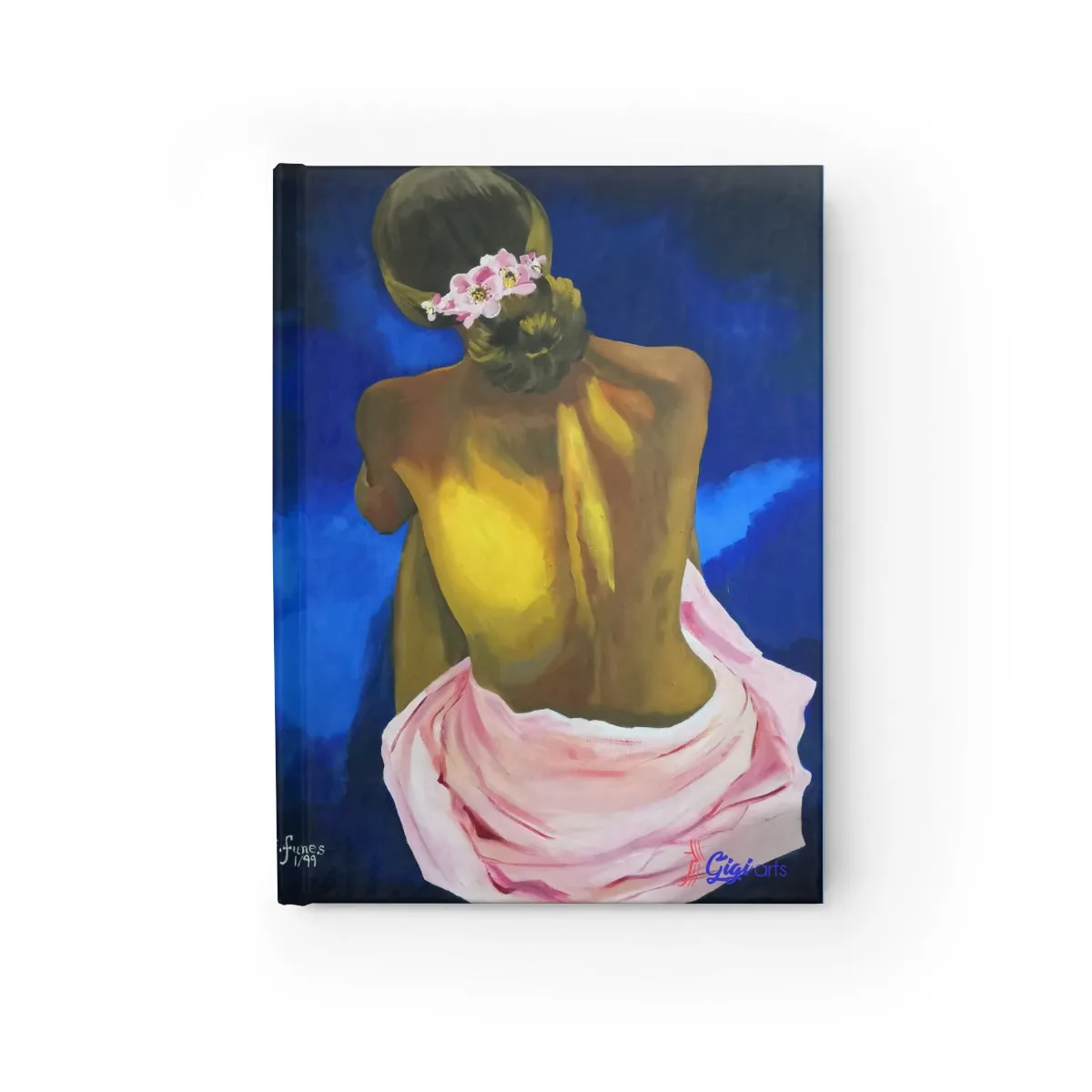 Sitting woman by Gina Journal - Ruled Line