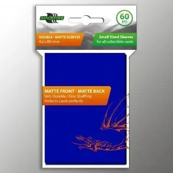 Small Double-Matte - Blue (62x89mm)