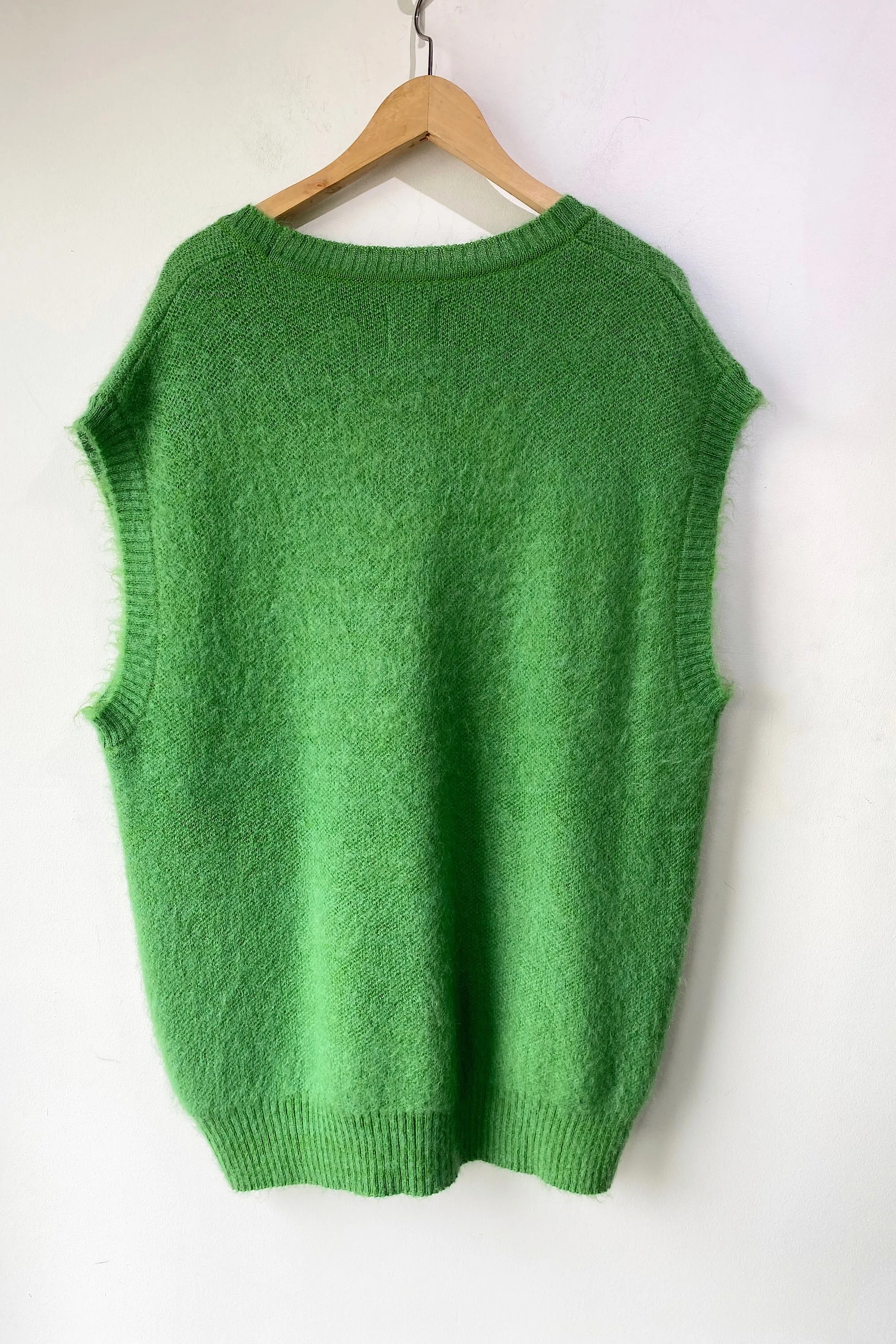 Smock Bright Green Brushed Vest
