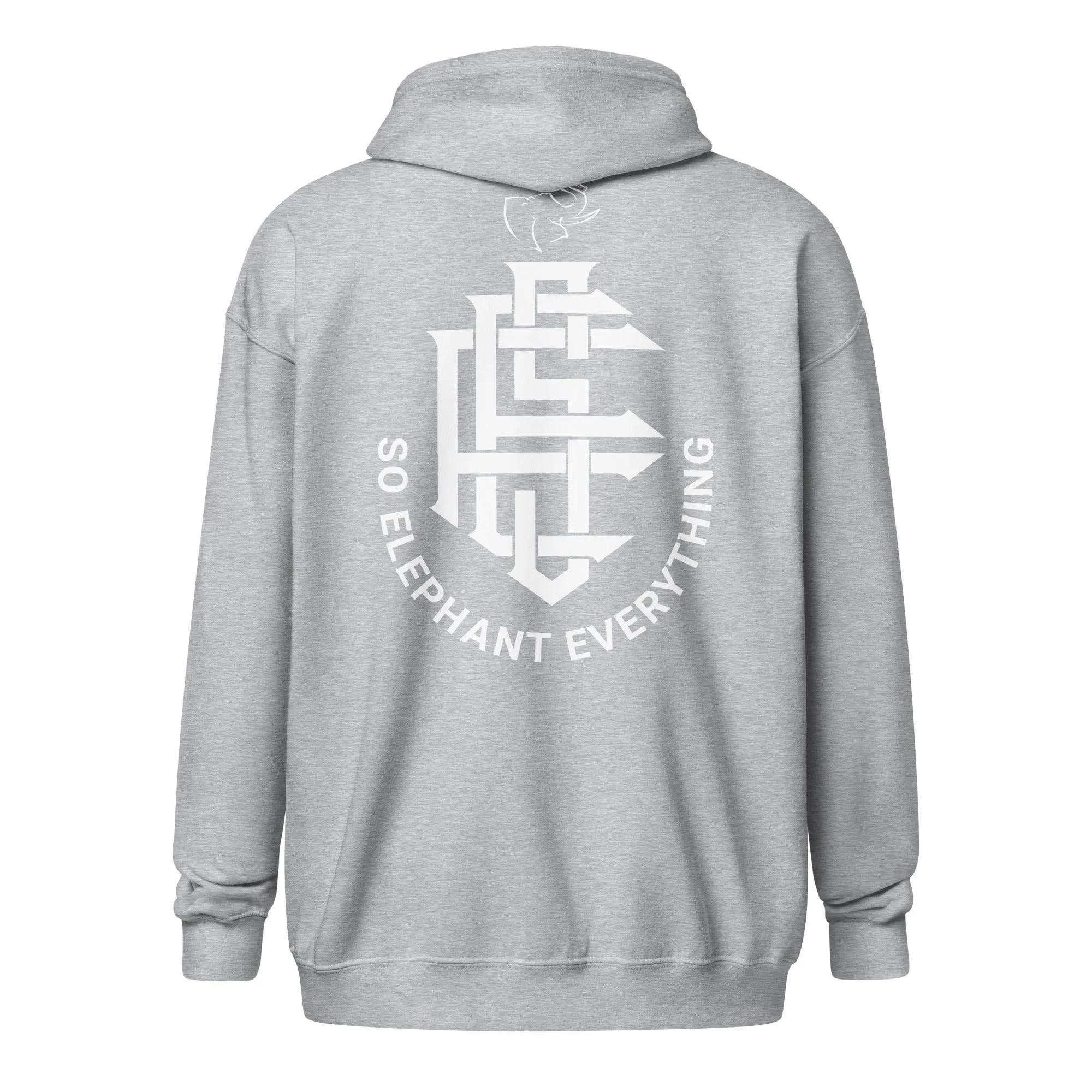 SO ELEPHANT MEN'S "EVERYTHING" ZIP UP / EMBROIDERED FRONT