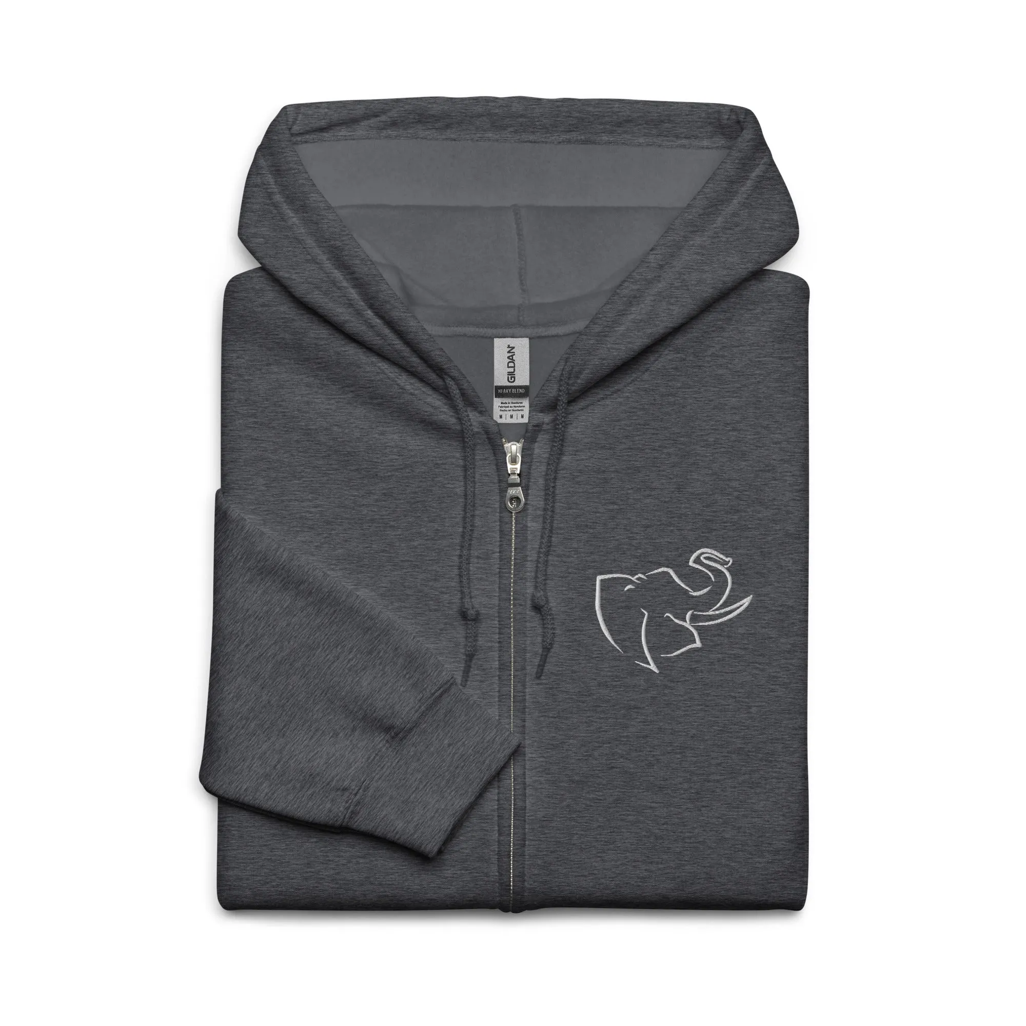 SO ELEPHANT MEN'S "EVERYTHING" ZIP UP / EMBROIDERED FRONT