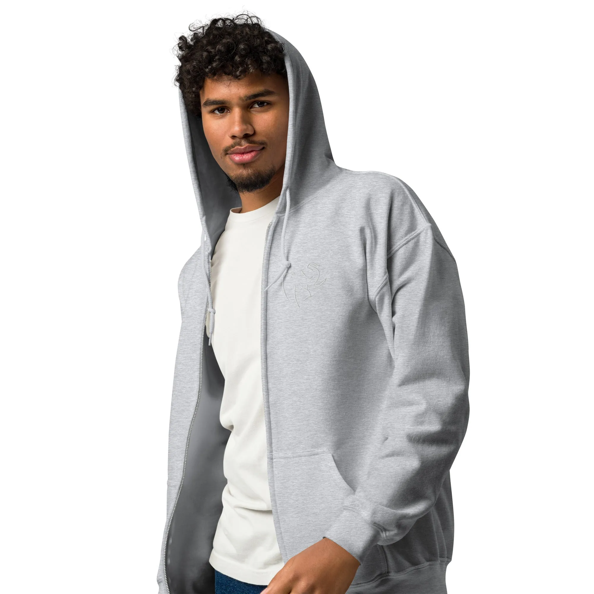 SO ELEPHANT MEN'S "EVERYTHING" ZIP UP / EMBROIDERED FRONT