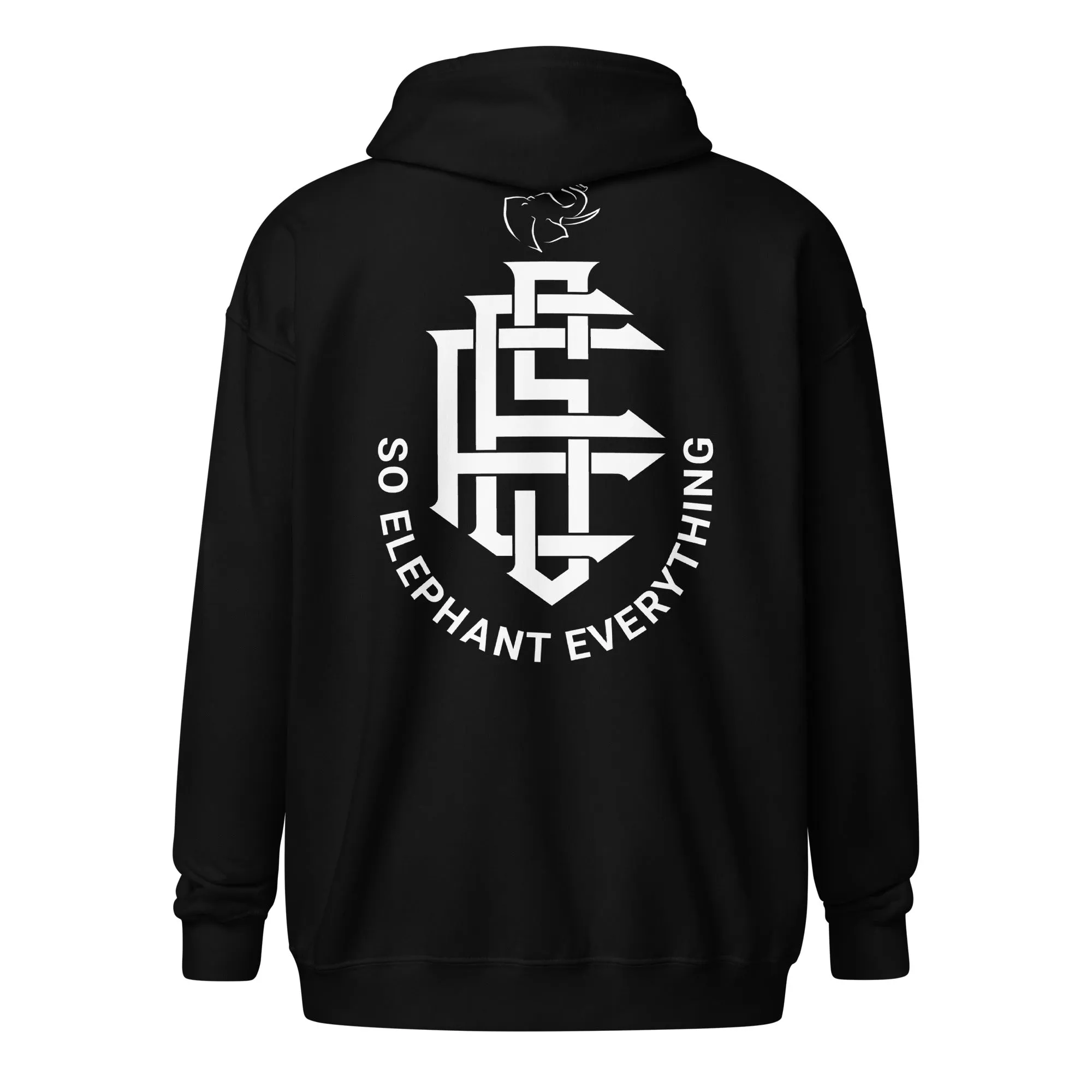 SO ELEPHANT MEN'S "EVERYTHING" ZIP UP / EMBROIDERED FRONT