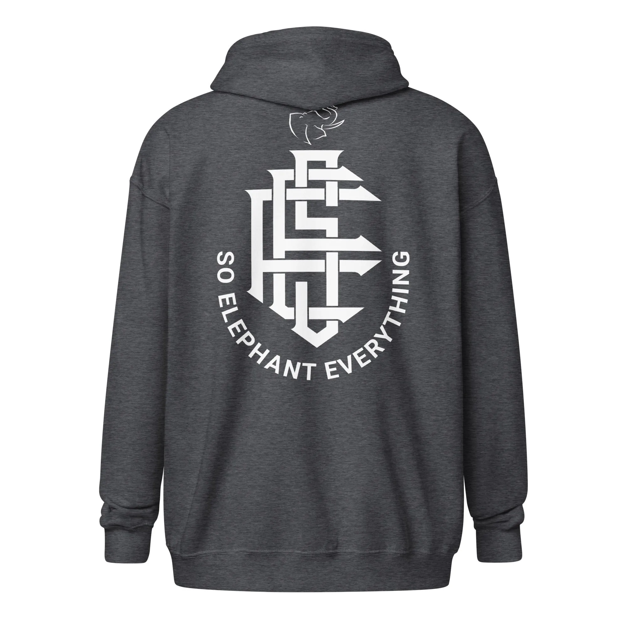 SO ELEPHANT MEN'S "EVERYTHING" ZIP UP / EMBROIDERED FRONT