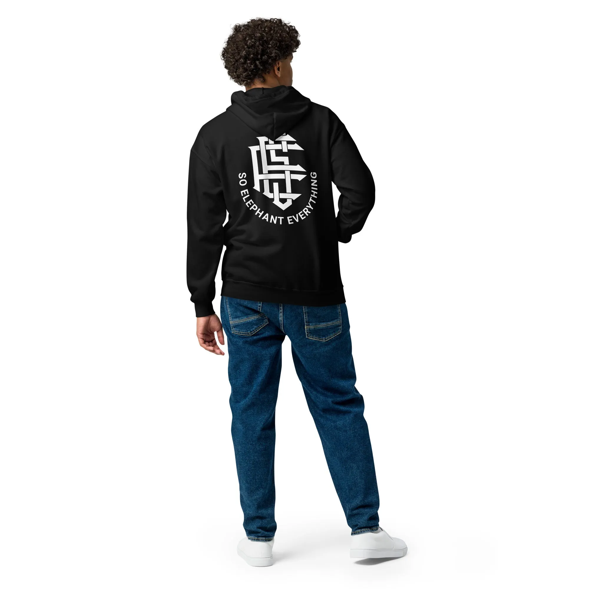SO ELEPHANT MEN'S "EVERYTHING" ZIP UP / EMBROIDERED FRONT