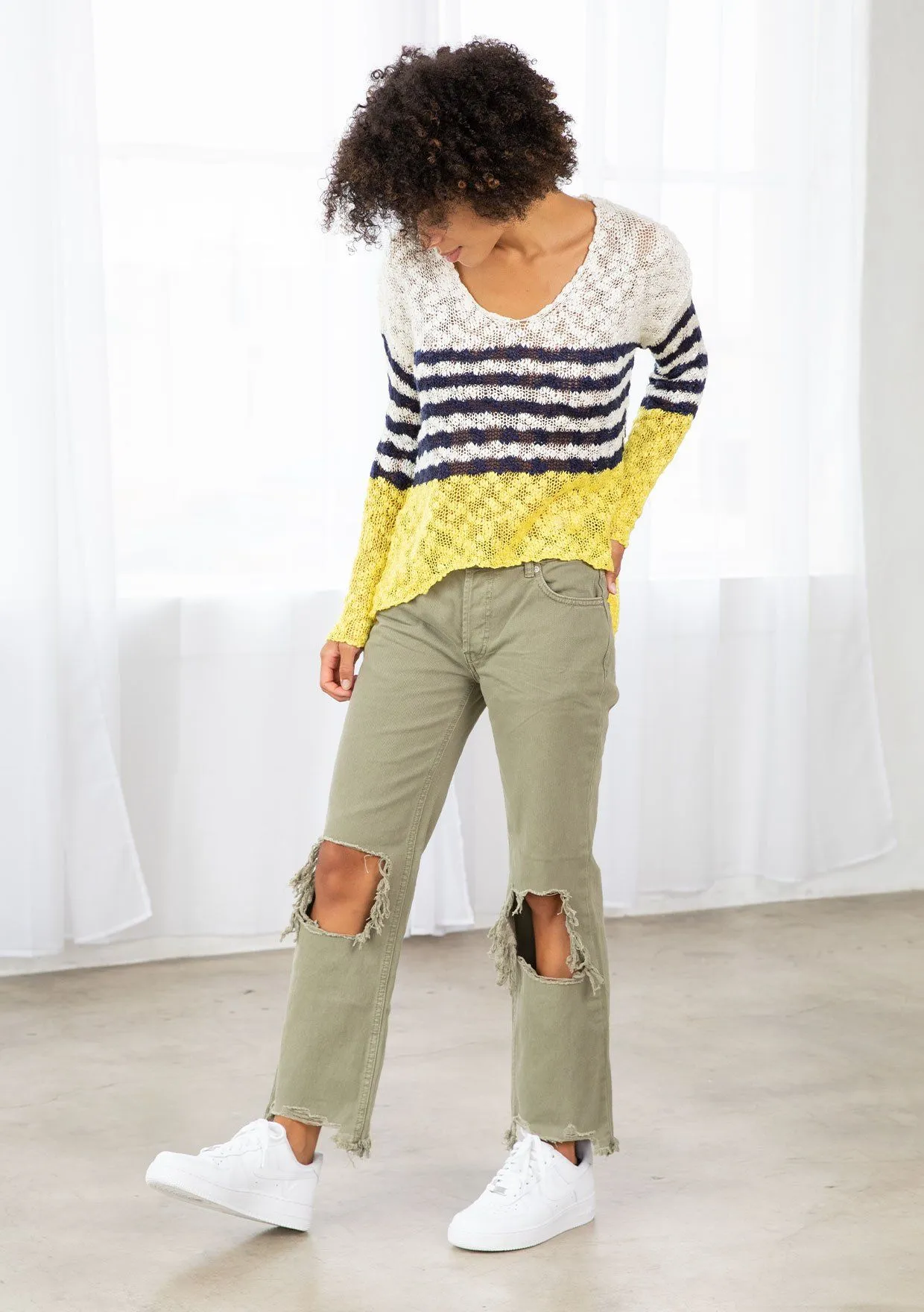 So Good Colorblock Sweater