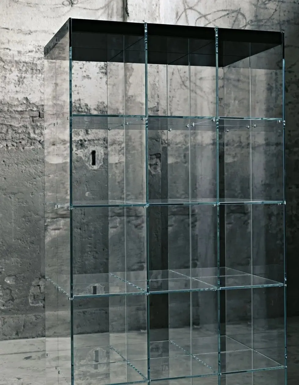 Space Glass Bookcase